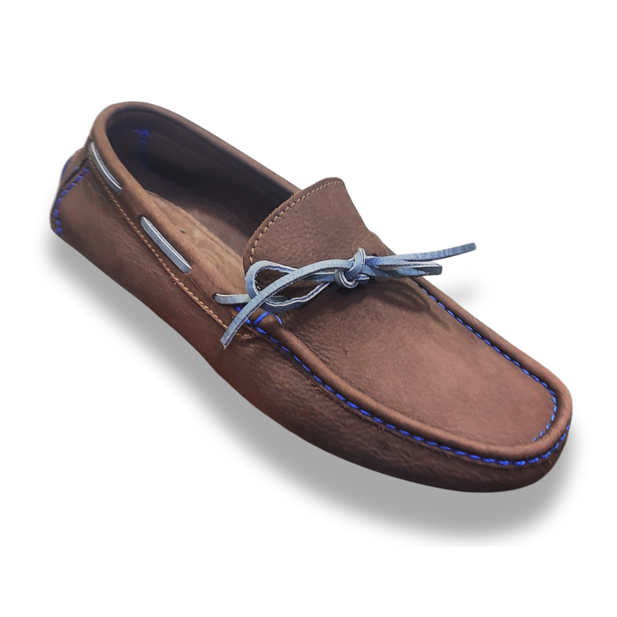 CALZADO MEGA DRIVER DE PIEL NOBUCK