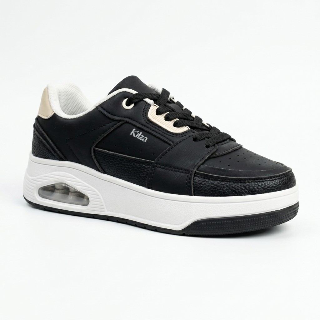 CALZADO KRIZA CASUAL SPORT TILA NEGRO