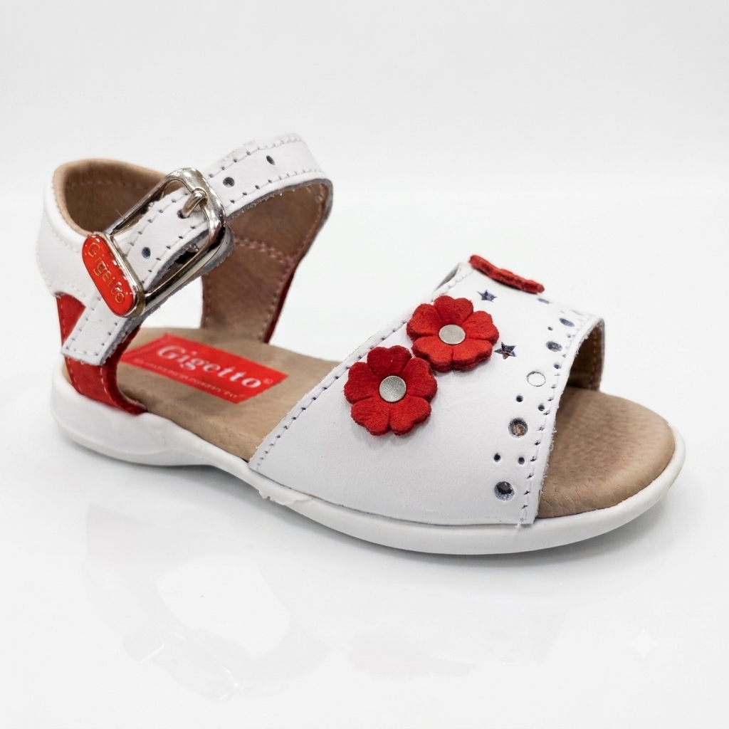 Sandalia Niña Gigetto Pala Calada – Flores y colores